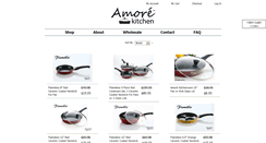 Desktop Screenshot of amorekitchenware.com